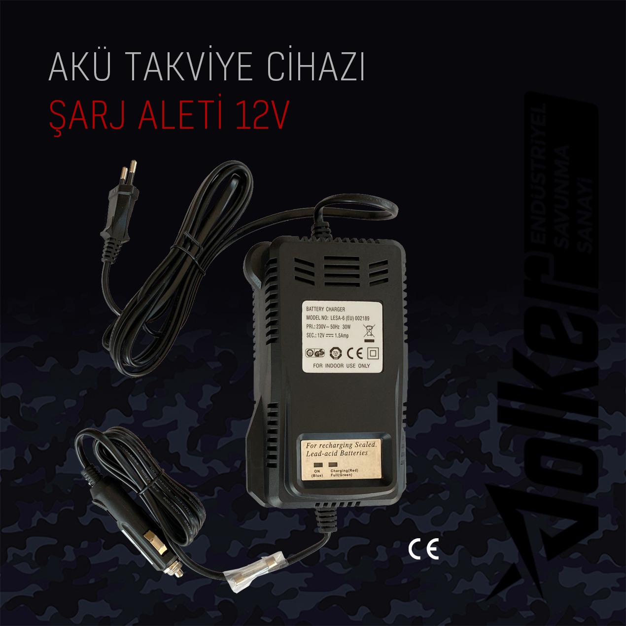 Akü Takviye Cihazı Şarj Aleti 12V