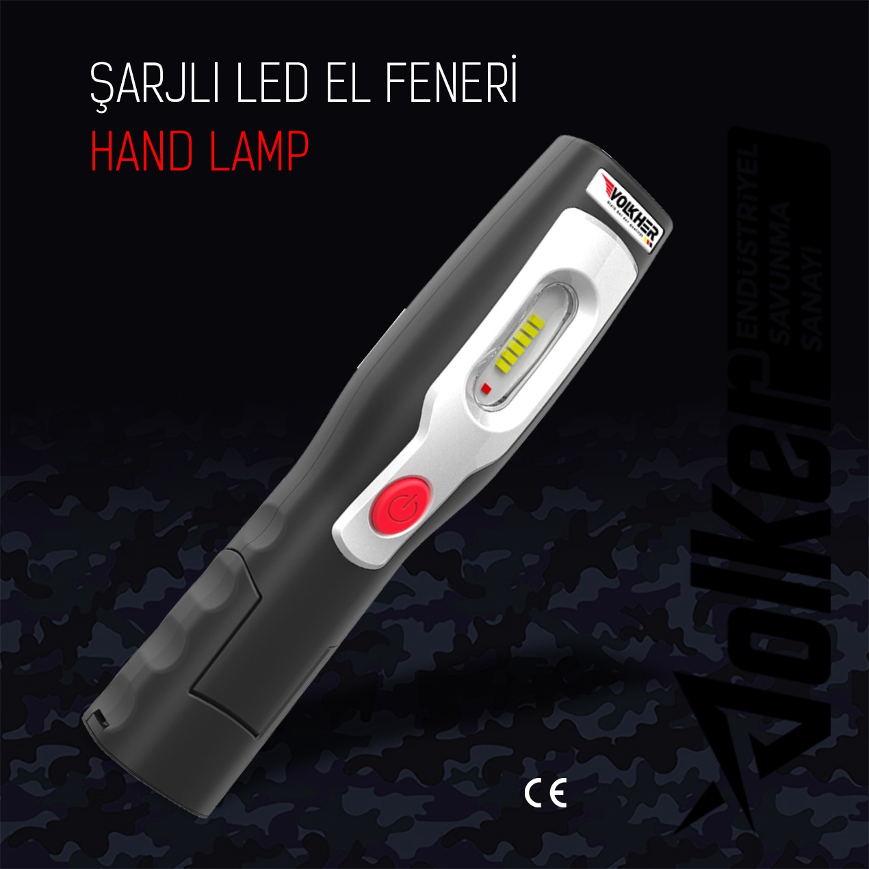 Hand Lamp — Şarjlı El Çalışma Lambası