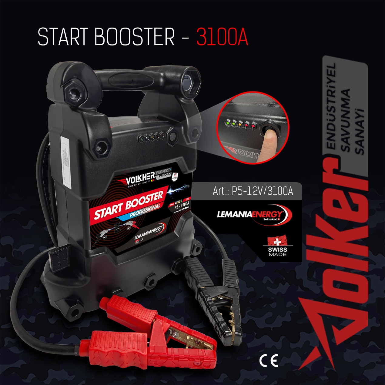 Akü Takviye Cihazı Start Booster Professional 3100A