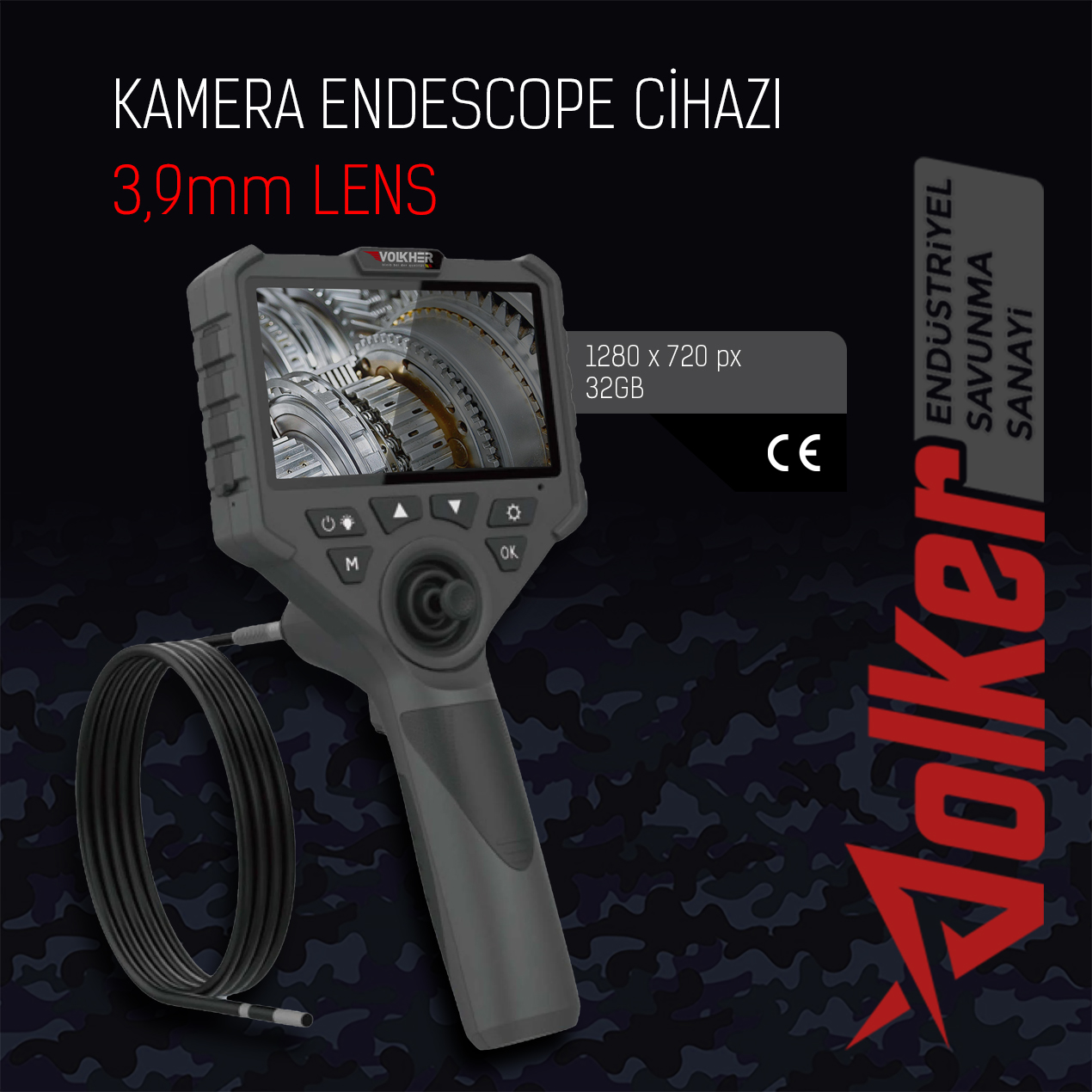 Volkher Kamera Endoskopi Cihazı V1 — VLK-V1/32GB