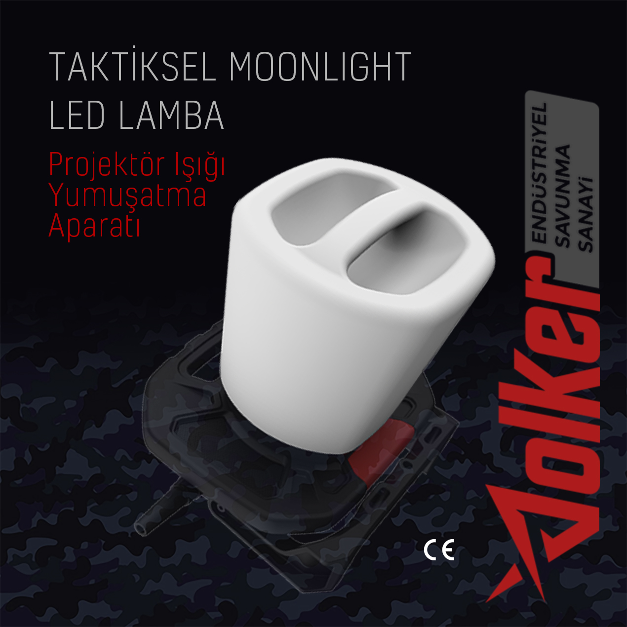 Taktiksel Moonlight LED Lamba Işık Yumuşatıcı