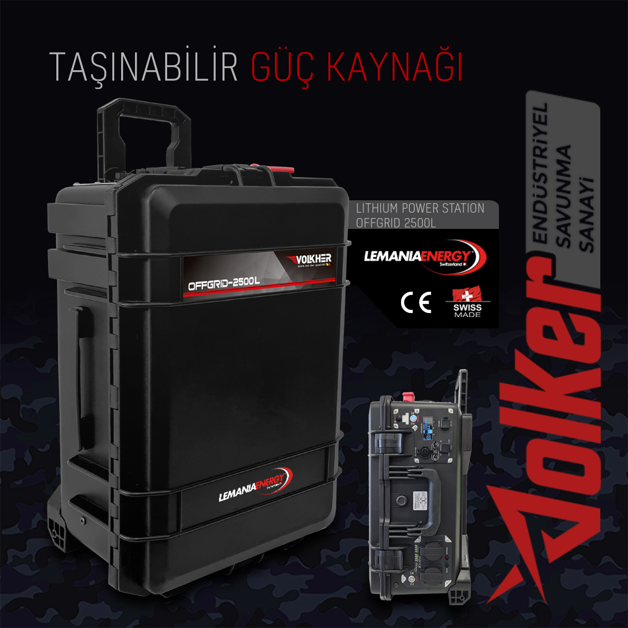 Volkher Taşınabilir Güç İstasyonu OFFGRID-2500L