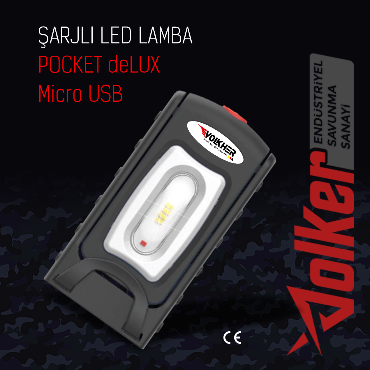 Pocket deLUX Bright Micro USB Çalışma Lambası